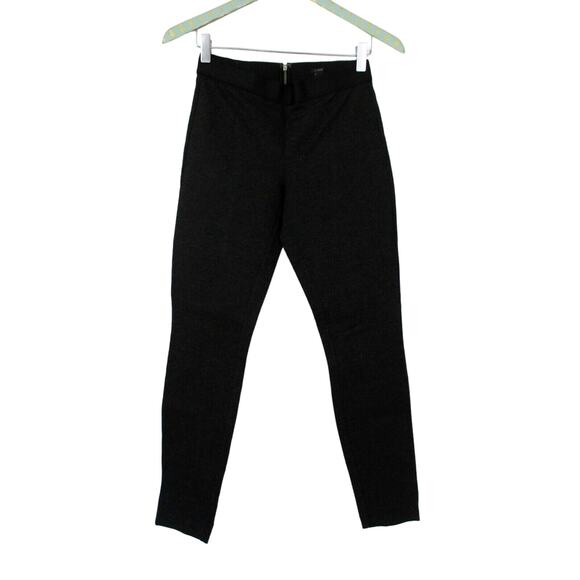 J.CREW Pants - J Crew Pixie Pant Womens 2 Back Zip Charcoal Gray Stretch Skinny 26x28 31090